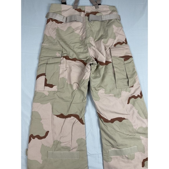 Military Desert Camo Chemical Pants Medium Reg Tactical Cargo Gorpcore - Picture 10 of 14